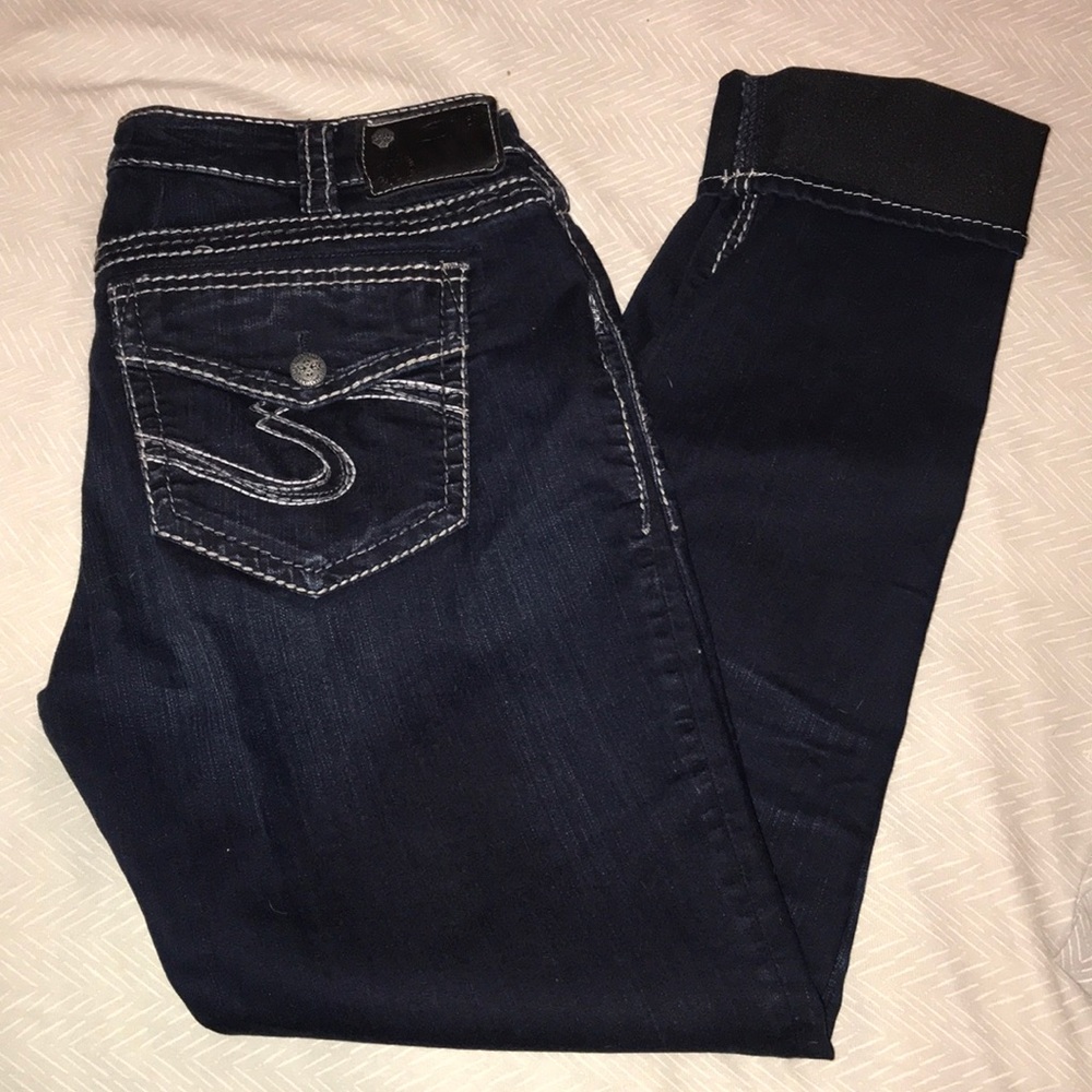 Silver Suki Jeans